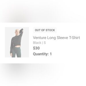 Gymshark Venture Long Sleeve T-Shirt